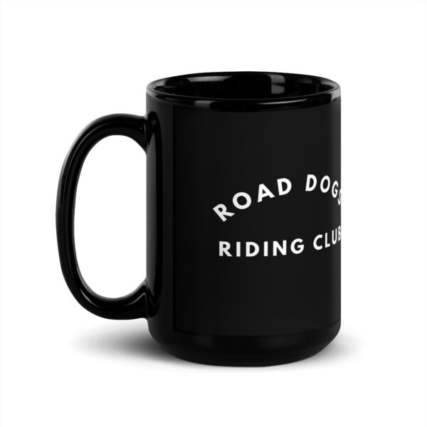 Black Glossy Mug (White on Black) - Image 4