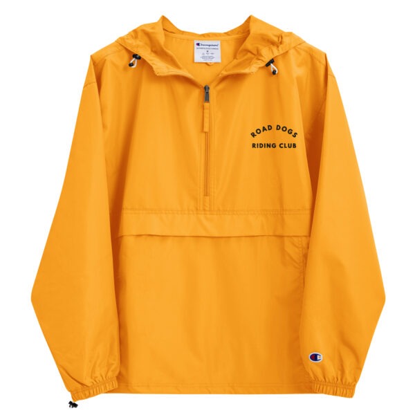 Embroidered Champion Packable Jacket (Gold) - Image 3