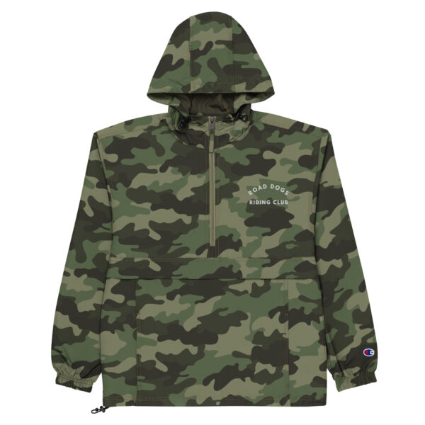 Embroidered Champion Packable Jacket (Camouflage) - Image 3