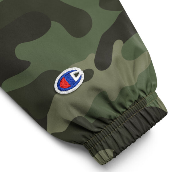 Embroidered Champion Packable Jacket (Camouflage) - Image 4