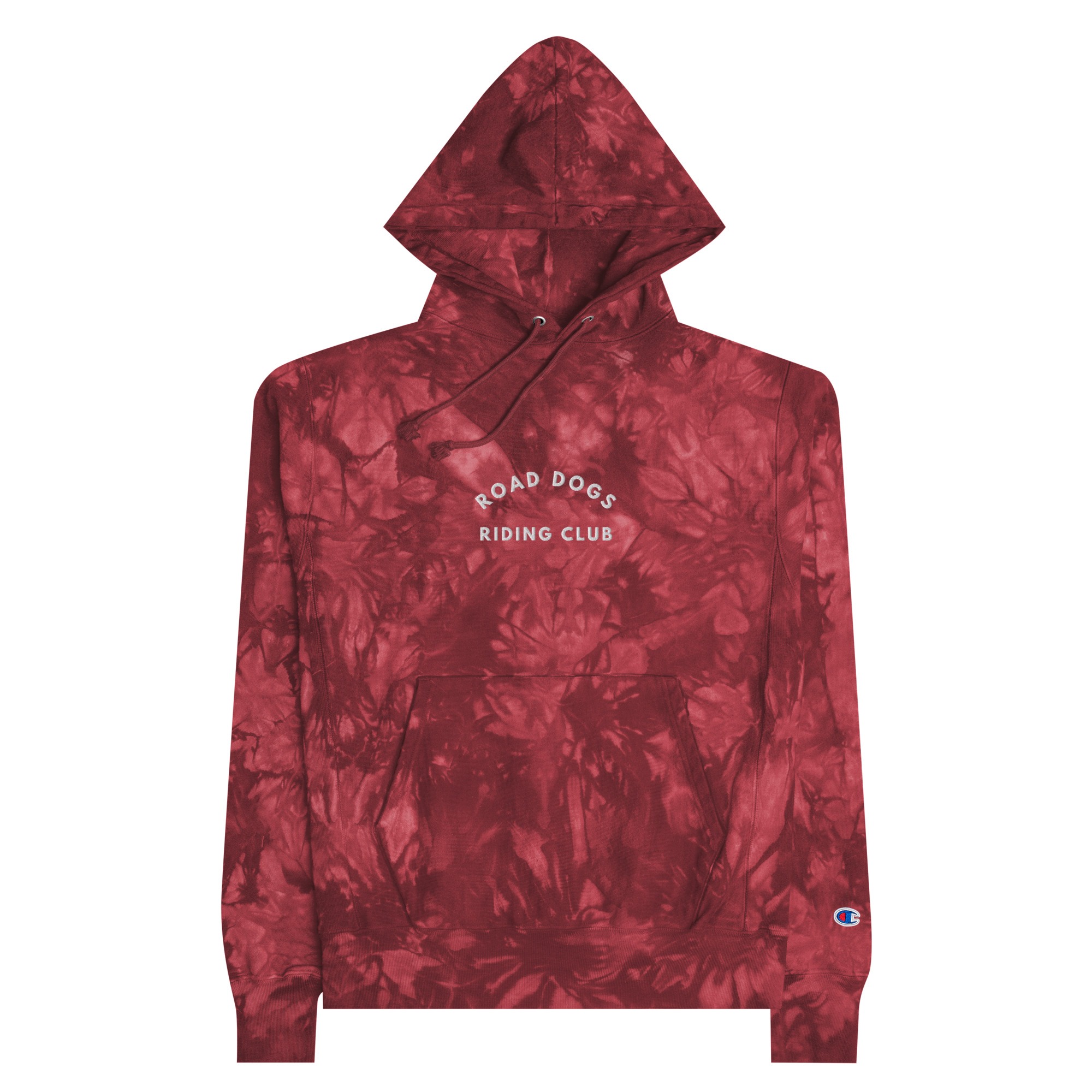 Unisex Champion tie-dye hoodie (Mulled Berry) - Image 3