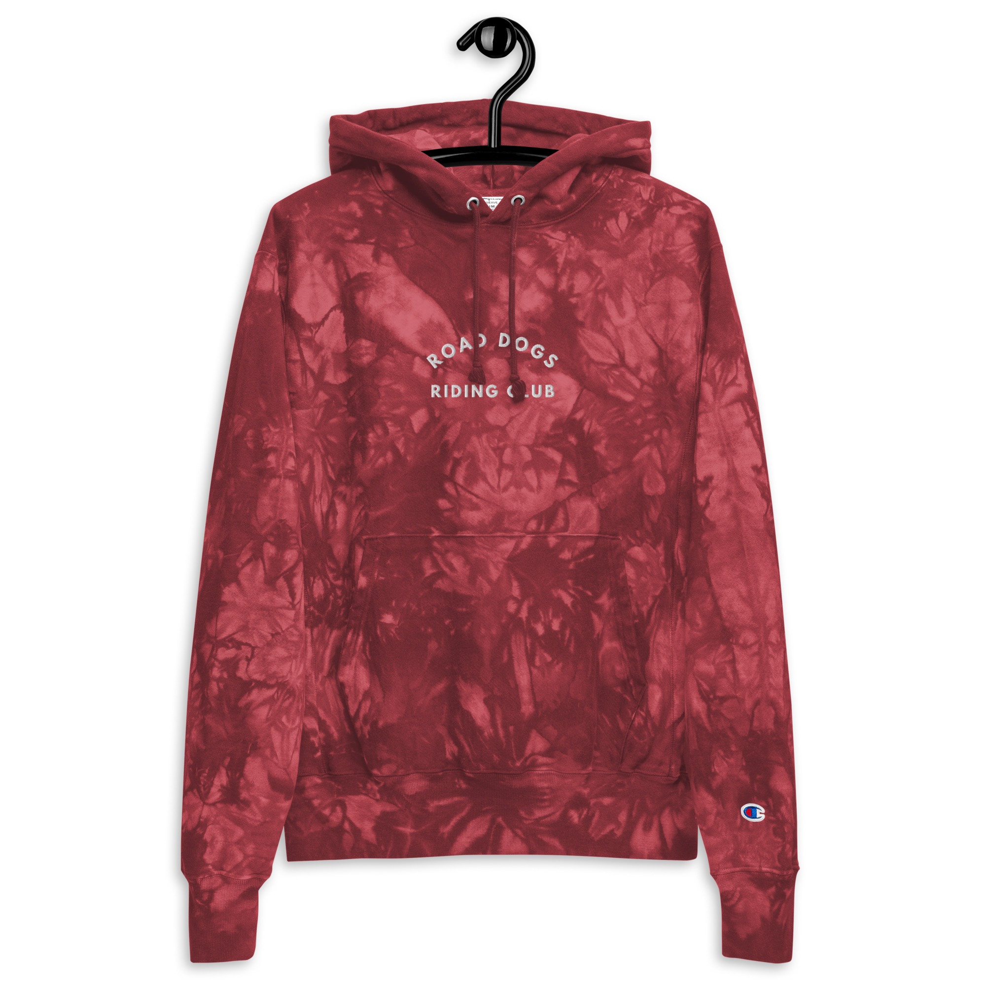 Unisex Champion tie-dye hoodie (Mulled Berry) - Image 5