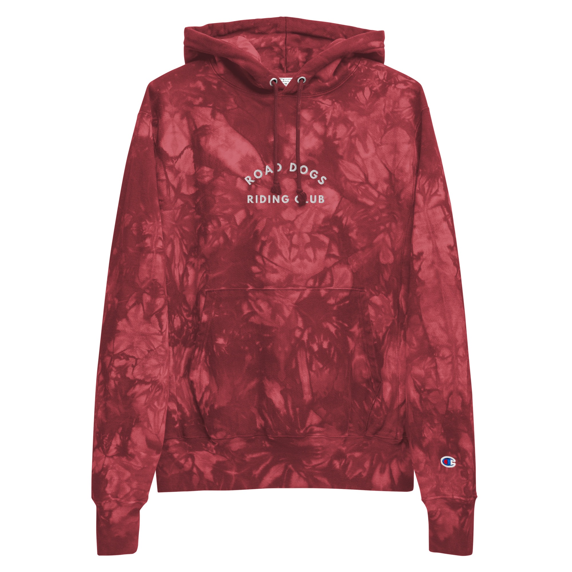 Unisex Champion tie-dye hoodie (Mulled Berry) - Image 6