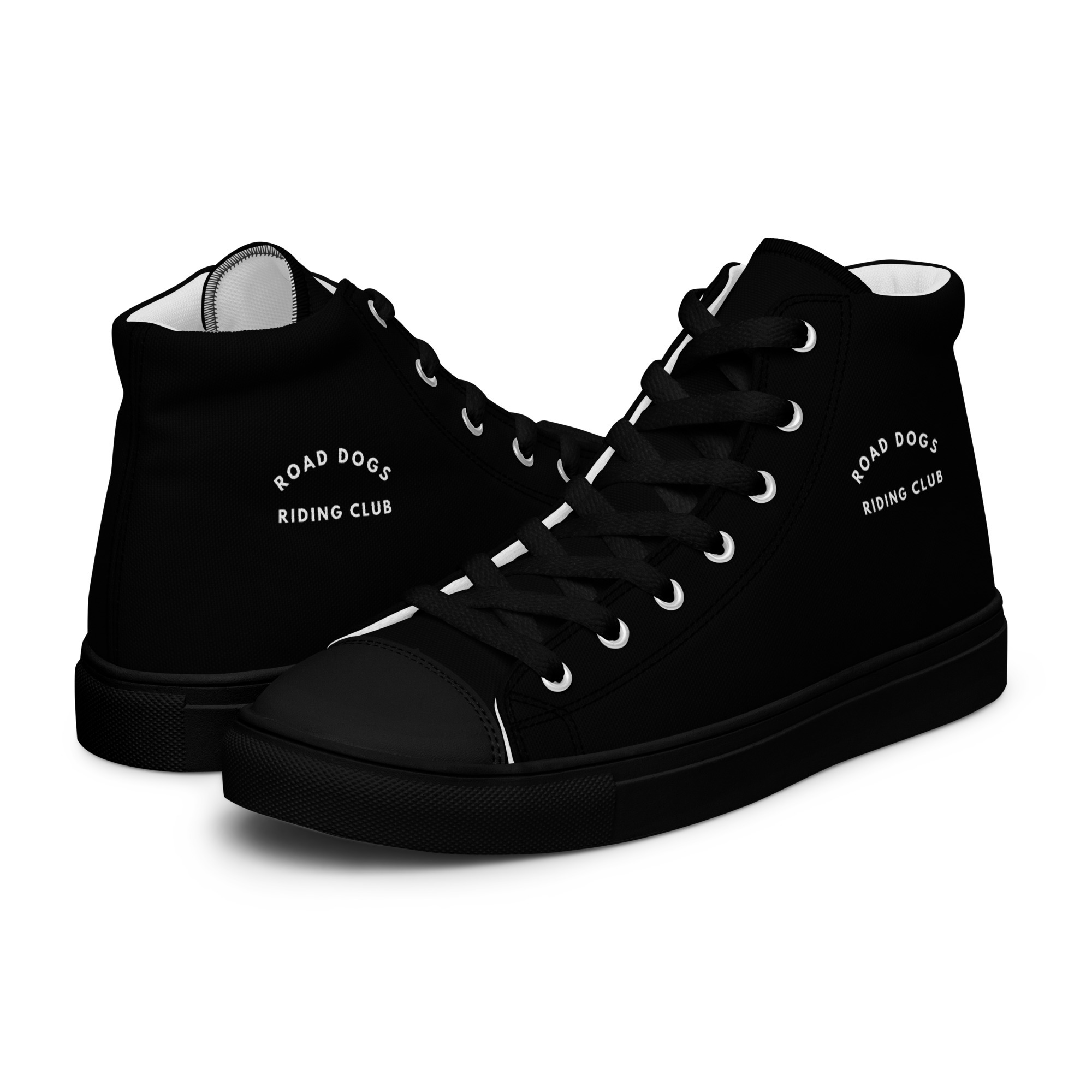 Classic Men’s High Top Shoes (Black)