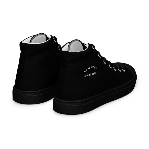 Classic Men’s High Top Shoes (Black) - Image 5