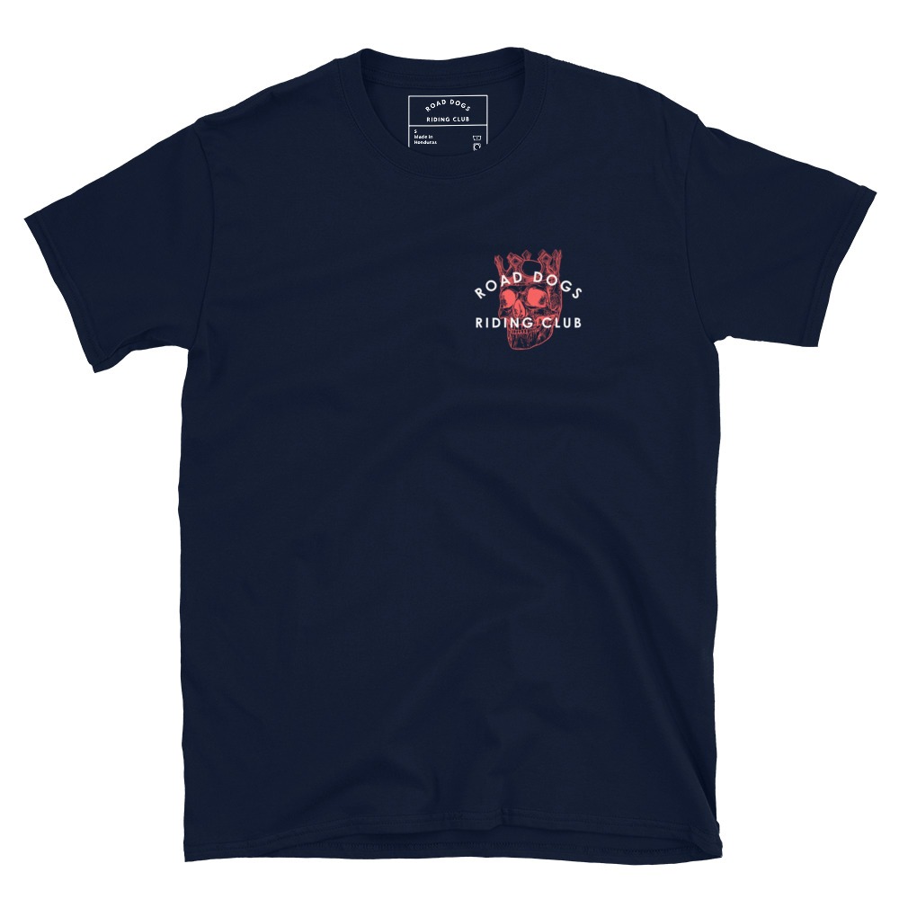 Red Skull King Unisex T-Shirt (Navy)