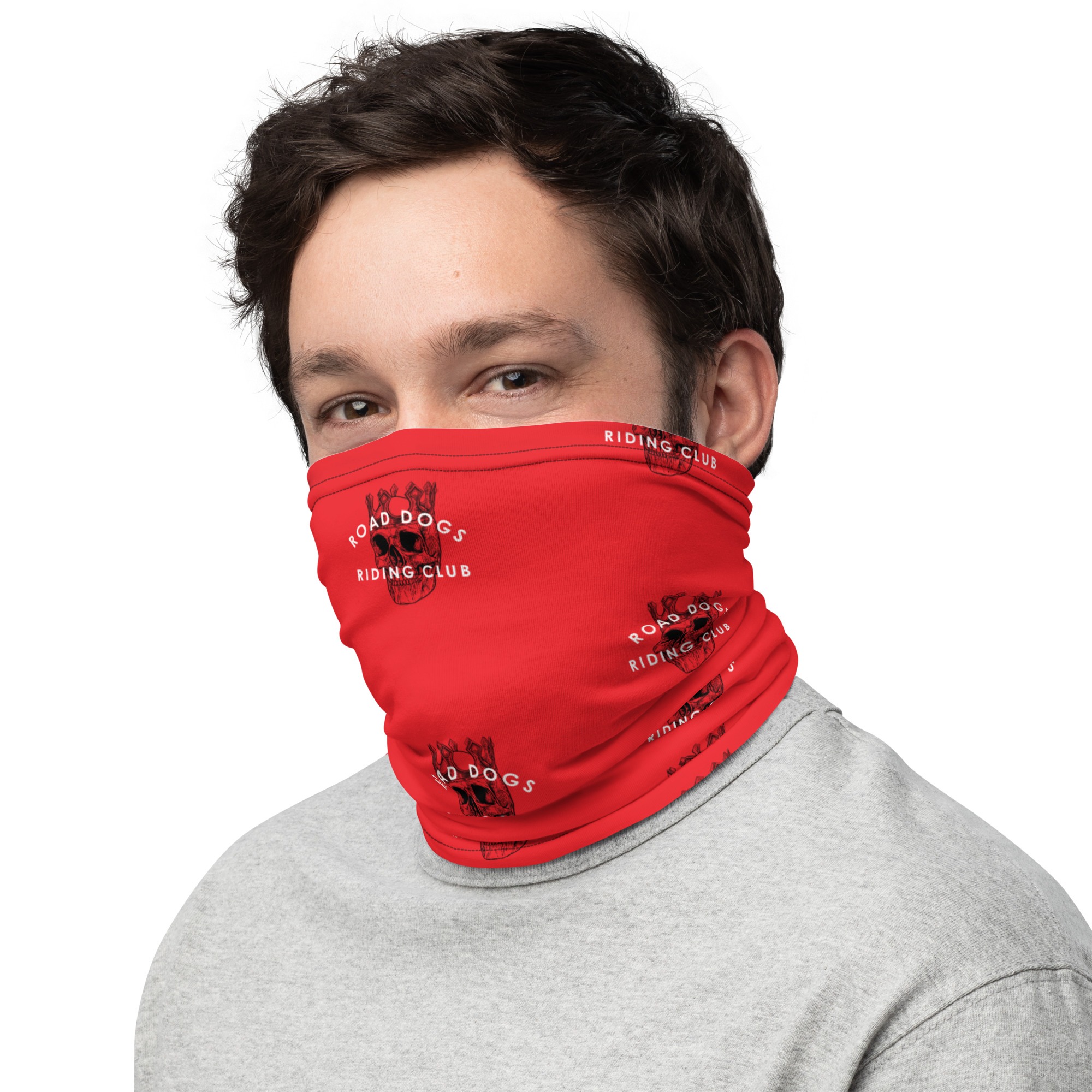 Skull King Neck Gaiter (Red)