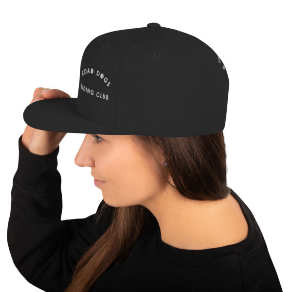 Black Skull King Snapback Hat (Black) - Image 7