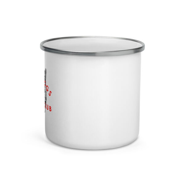 Black Skull King Enamel Mug - Image 3