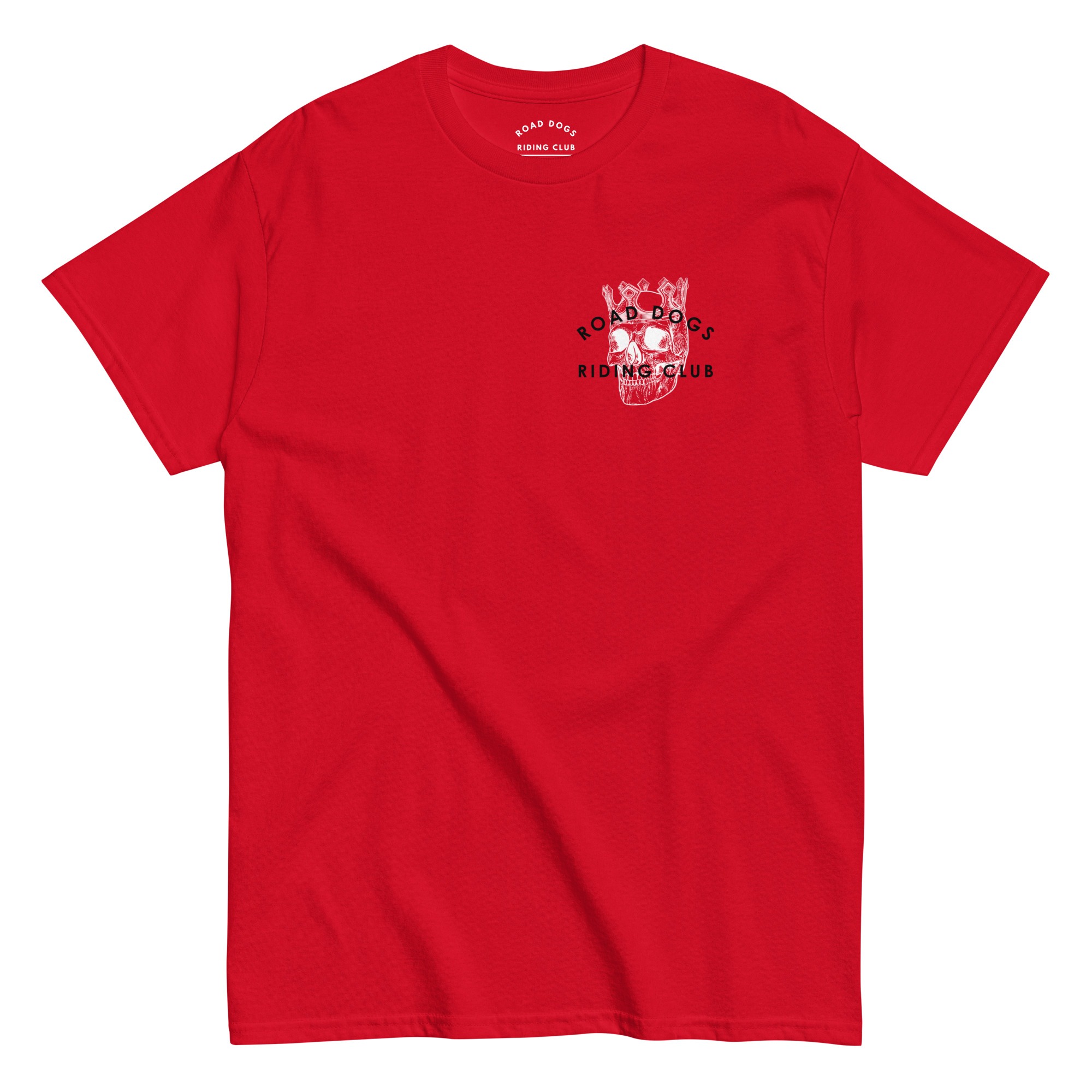 Red Skull King Mens T-Shirt (Red)