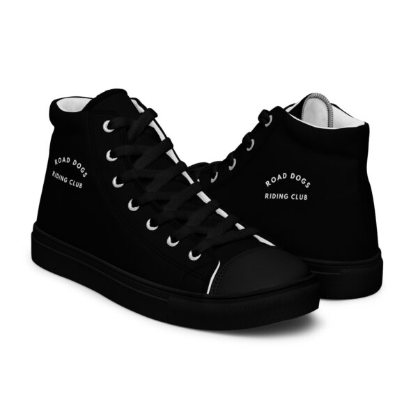 Classic Men’s High Top Shoes (Black) - Image 9