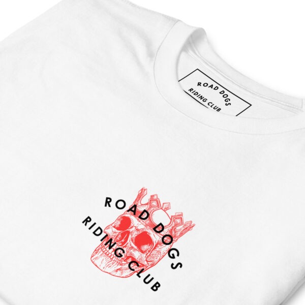 Red Skull King Unisex T-Shirt (White) - Image 3