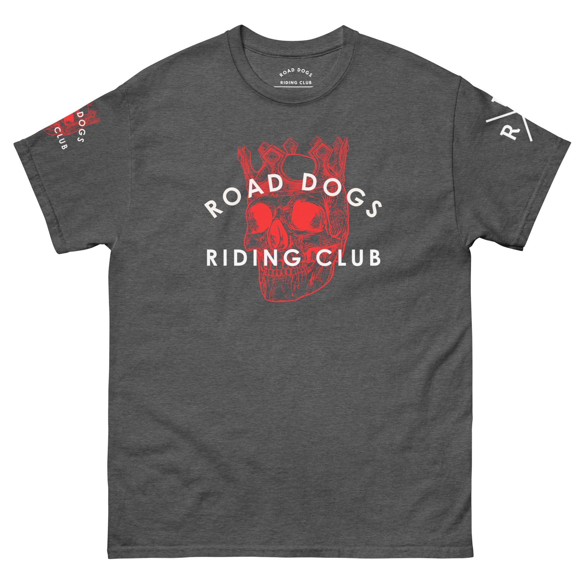 Skull King Retro X Unisex T-Shirt II (Dark Heather)