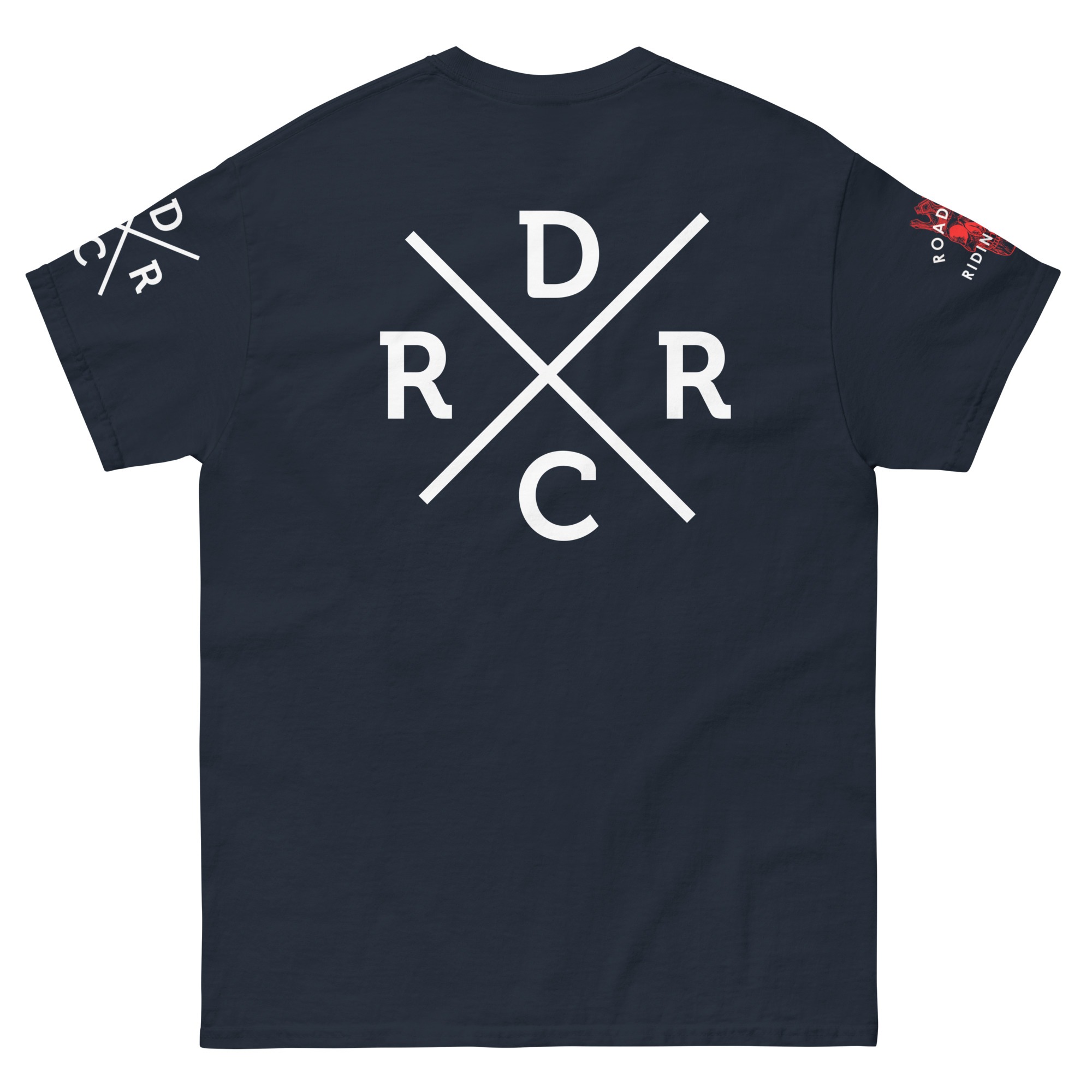 Skull King Retro X Unisex T-Shirt II (Navy) - Image 4