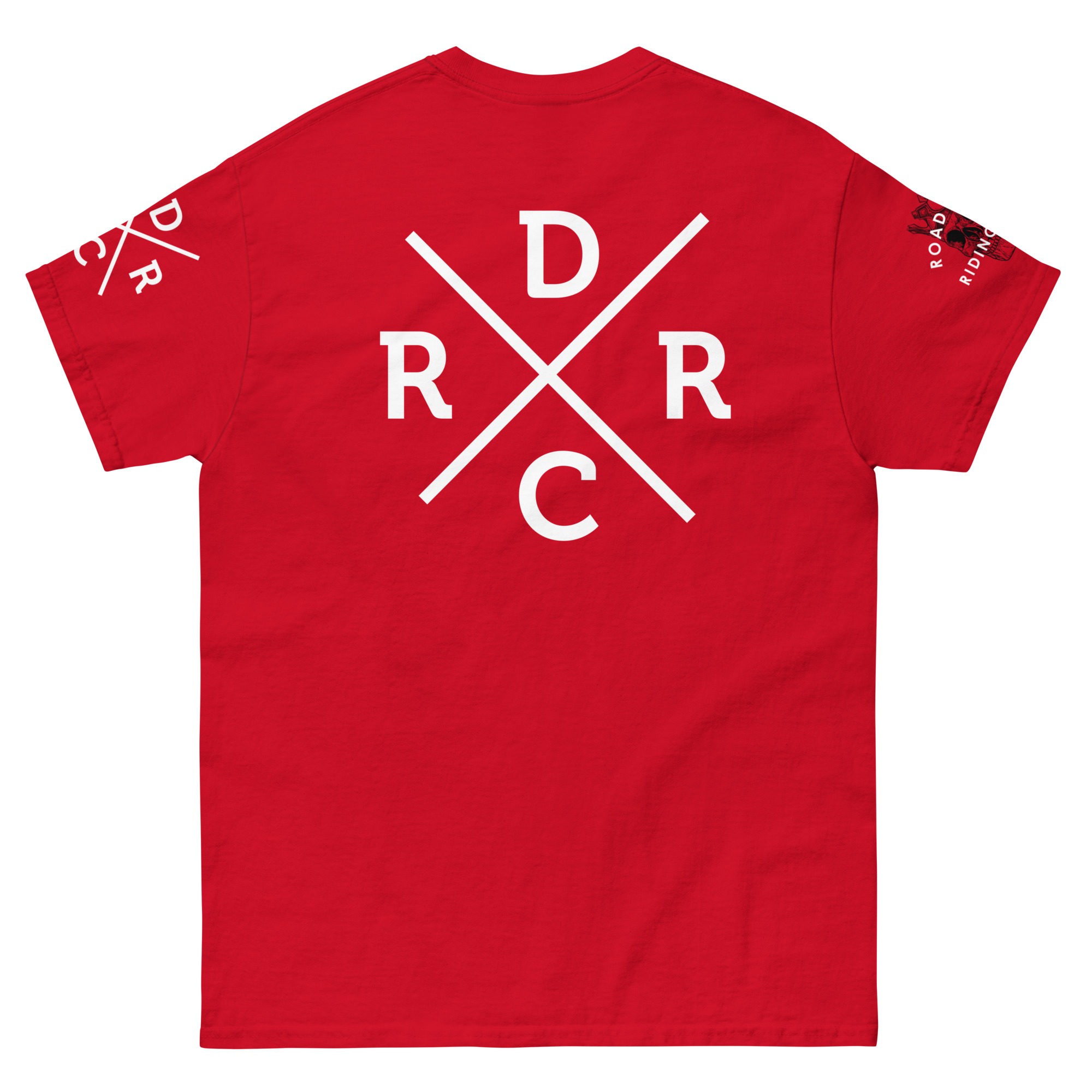 Skull King Retro X Unisex T-Shirt II (Red) - Image 4