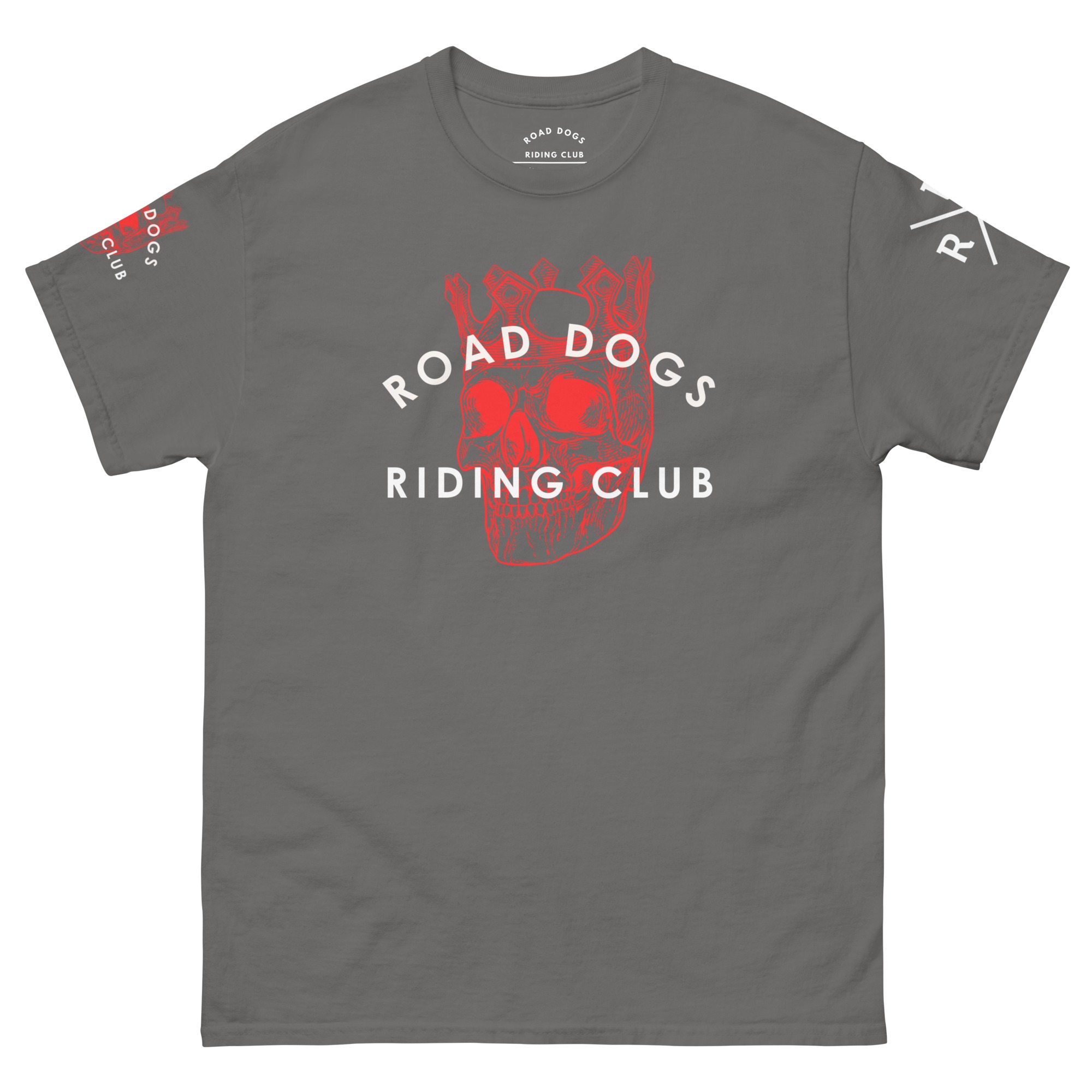 Skull King Retro X Unisex T-Shirt II (Concrete Gray)