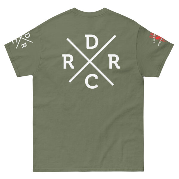 Skull King Retro X Unisex T-Shirt II (Military Green) - Image 6