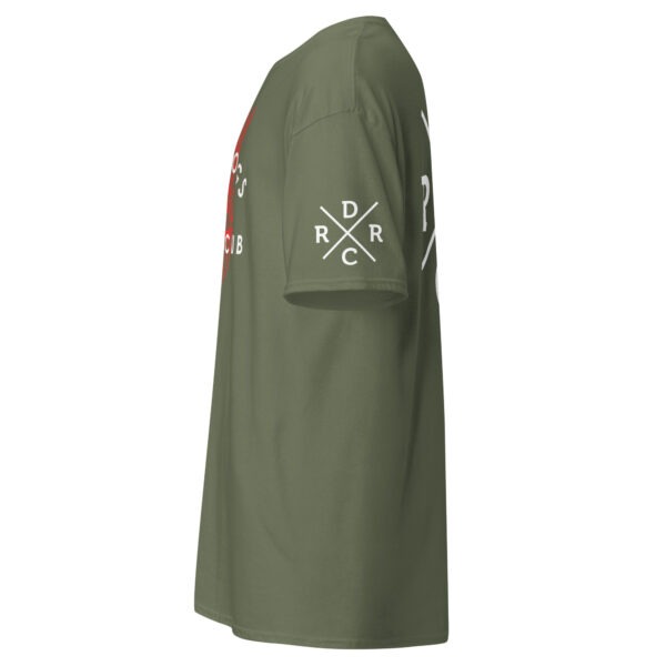 Skull King Retro X Unisex T-Shirt II (Military Green) - Image 3