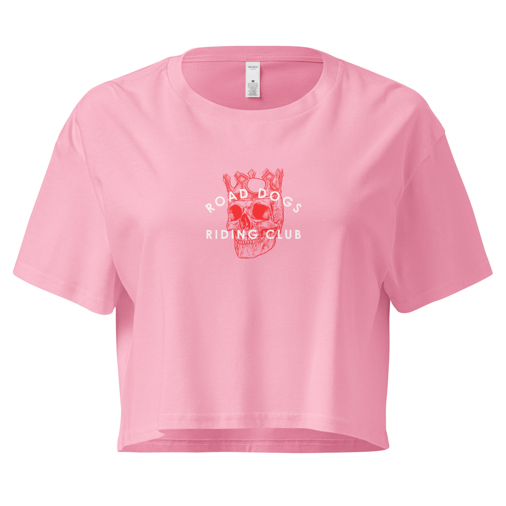 Skull King Women’s Crop Top (Bubblegum)