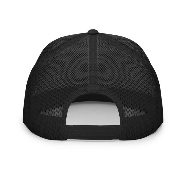 Retro X Trucker Cap (Black & White) - Image 2