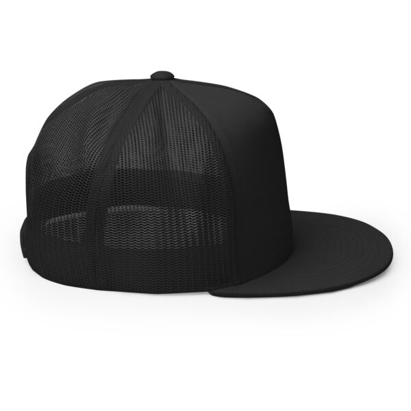 Retro X Trucker Cap (Black & White) - Image 5