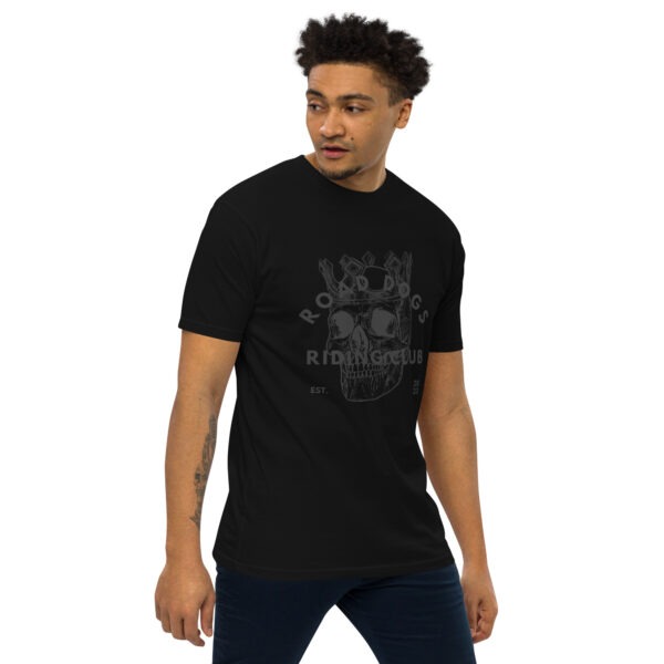 Men’s Heavyweight Tee (Monochromatic Grey & Black) - Image 3