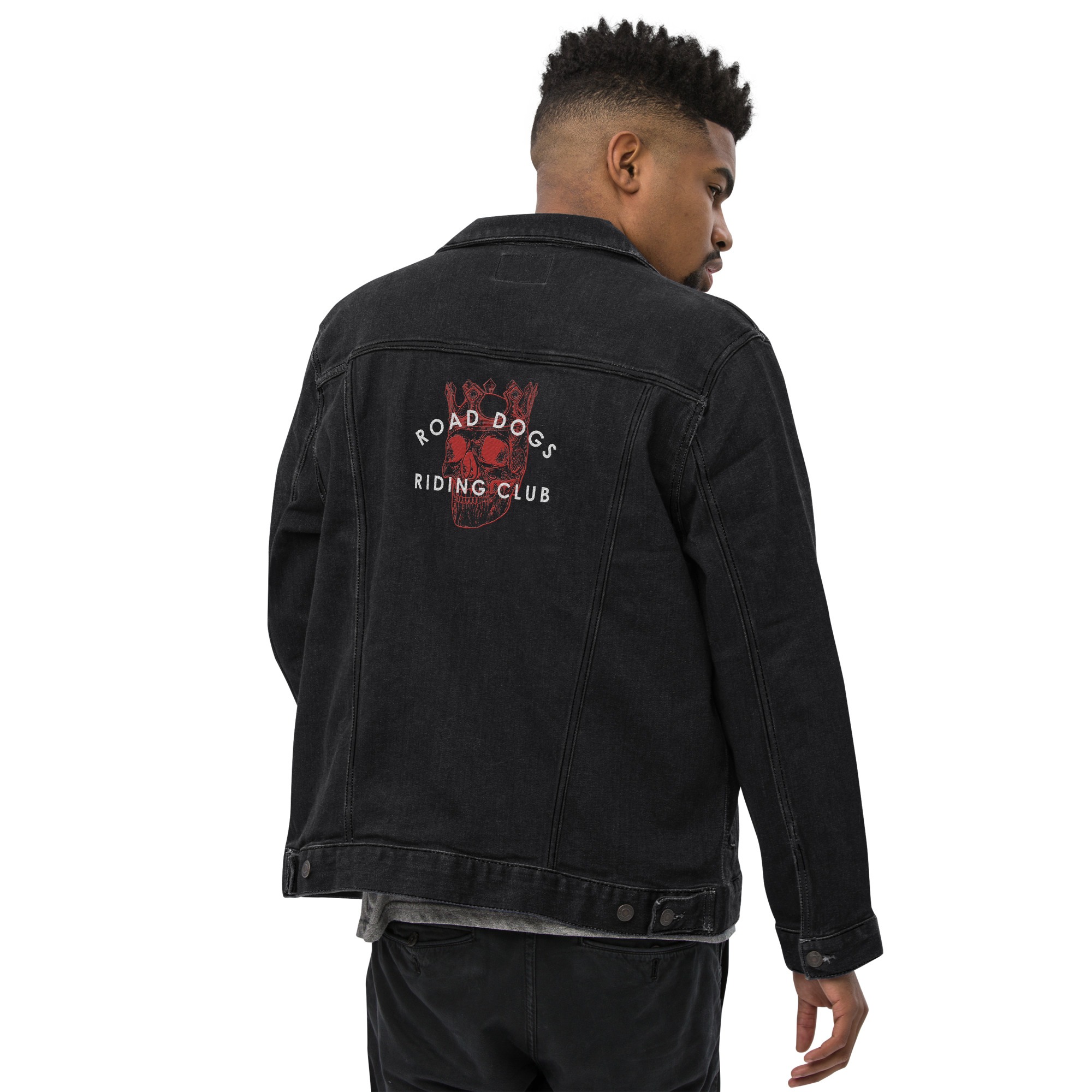 Rogue Pack Denim Jacket (Black) - Image 5